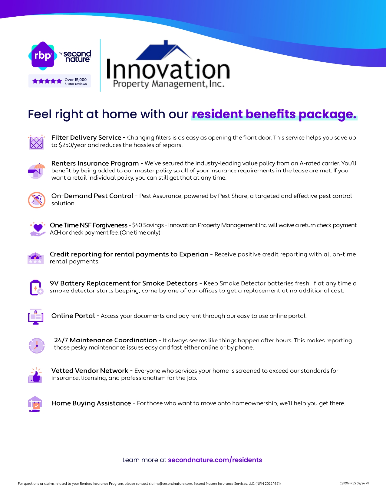 resident-benefit-package